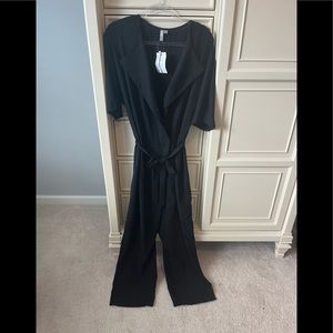 ASOS black jumpsuit, size 16, NWT